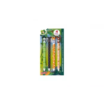JOLLY gel pero z živalskimi motivi 0,5 mm modro, 4 kosi (7005-0005)