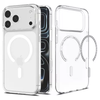 SPIGEN Liquid Crystal MagSafe iPhone 17 Pro Max / 18 Pro Max ovitek prozoren/bel