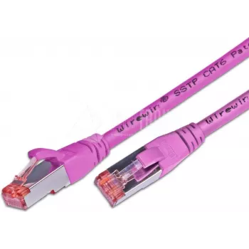 Wirewin S/FTP CAT6 0,75m mrežni kabel, roza (PKW-PIMF-KAT6 0.75 MG)