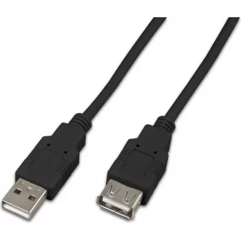 Wirewin USB A-A MF 0.15 SW USB 2.0 podaljšek, 0,15 m, črn