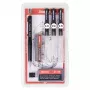 ARISTO mg1 pro College komplet tehničnih risalnih peres, 3 peresa 0,35 / 0,50 / 0,70 mm, 6 kosov (AR64311)