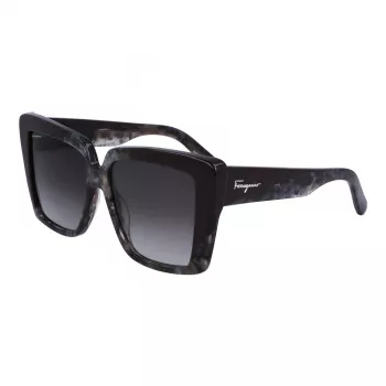 Ferragamo ženska sončna očala SF1060S-21 Butterfly, Havana/rjava gradient, 55mm