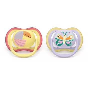 Philips Avent Ultra Air duda 0-6 mesecev, 2 kosa, modra in zelena