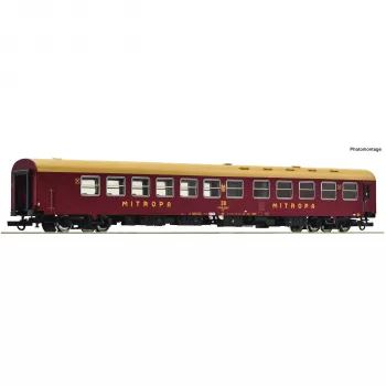 Roco 6200119 H0 jedilni vagon MITROPA DR, epoha IV, rdeče/bež, 282mm, DC