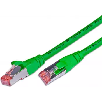 Wirewin Cat6a S/FTP omrežni patch kabel, 1 m, zelen PKW-PIMF-KAT6A 1.0 GN