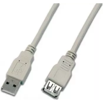 Wirewin USB A-A MF 3.0 GR podaljšek USB 3 m USB 2.0 siv