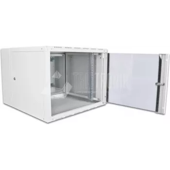 Wirewin 19-palčno stensko ohišje, 2-delno, 600x650mm, 15U (WCAB D 600X650X15U)