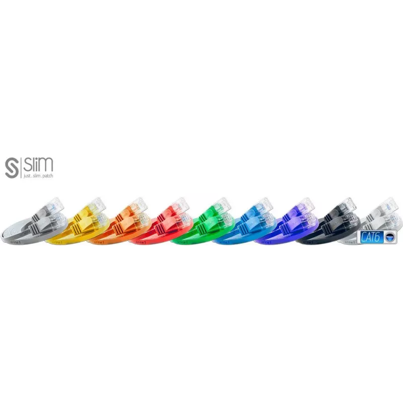 Wirewin Cat.6 Slim patch kabel U/UTP 0,25m rdeč PKW-SLIM-KAT6 0.25 RT