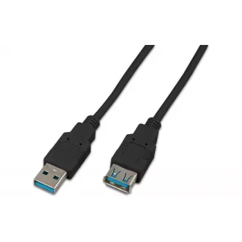 Wirewin kabel USB 3,0 A-A MF 3.0 SW 3 m USB 3.2 Gen 1 (3.1 Gen 1) USB A črn