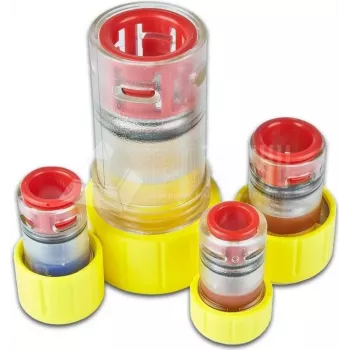 Wirewin Lightwin končna kapa s kabelsko uvodnico, tesnilo Gas-Stop Single-Pull, 10 mm, 3-6 mm FTTx (DC 10MM OUT 3-6MM)