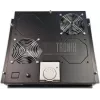Wirewin FAN ROOF 2V BL hladilna enota za rack z 2 ventilatorjema, 230V, 460 m³/h, črna