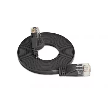 Wirewin Cat.6 Slim Ethernet patch kabel U/UTP 20m črn PKW-SLIM-KAT6 20.0 SW