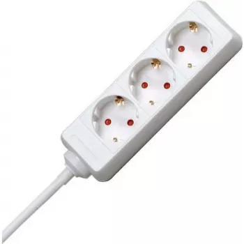 HEINRICH KOPP 3-vtična podaljška s 45° kotnimi vtičnicami, 3m kabel H05VV-F 3G1.5mm², 16A, 250V, črna 128688650