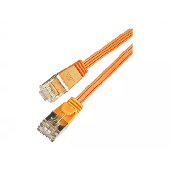 Wirewin Cat6 U/FTP Slim Ethernet Patch kabel, ploščat, oranžen, 15 m PKW-STP-SLIM-KAT6 15.0 OR