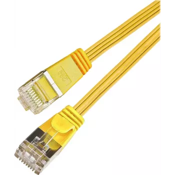 Wirewin SLIM S6 25 GE - Cat.6 SLIM Patch kabel, STP(PIMF), 25 m, rumen (PKW-STP-SLIM-KAT6 25.0 GE)