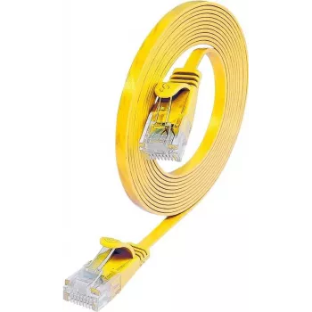 Wirewin SLIM Patch kabel U/UTP Cat6 rumen 0,75 m PKW-SLIM-KAT6 0.75 GE