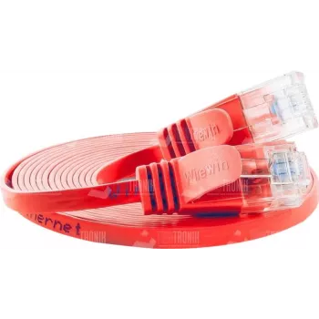Wirewin Cat.6 SLIM Patch kabel U/UTP 0,15 m oranžen PKW-SLIM-KAT6 0.15 OR