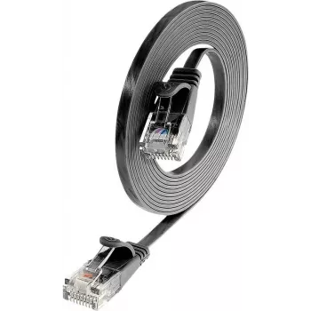Wirewin Cat6 U/UTP Slim Ethernet Patch kabel, 7,5 m, črn PKW-SLIM-KAT6 7.5 SW