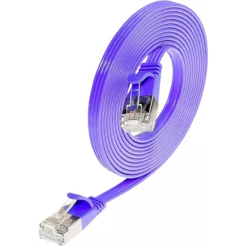 Wirewin Triotronik Cat6 U/FTP Slim Ethernet patch kabel, 3 m, vtič RJ-45 na vtič, baker, vijoličen PKW-STP-SLIM-KAT6 3.0 VT