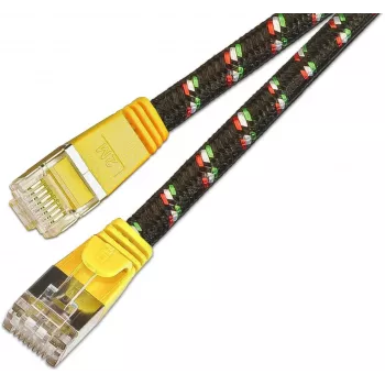 Wirewin SLIM ST6 3 GE - Cat.6 SLIM-Tough kabel, F/FTP, 3,0 m, rumen (PKW-TOUGH-STP-K6 3.0 GE)
