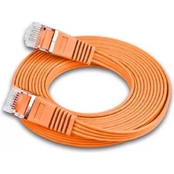 Wirewin Triotronik 0,15m Cat6 U/FTP patch kabel, RJ-45 na RJ-45, oranžen PKW-STP-SLIM-KAT6 0.15 OR