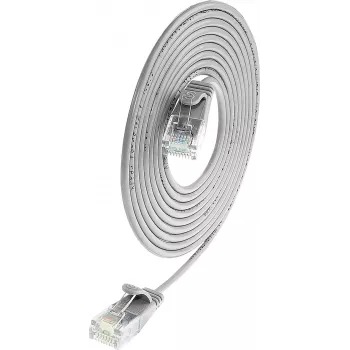 Wirewin Cat.6 Slim-Light patch kabel U/UTP 0,15m siv (PKW-LIGHT-K6 0.15)