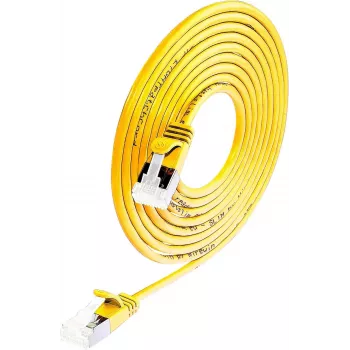 Wirewin Cat 6a U/FTP Slim Ethernet mrežni kabel, rumen, 0,5 m PKW-LIGHT-STP-K6A 0.5 GE