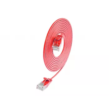 Wirewin SLIM UL6 10 RT - Cat.6 Slim-Light mrežni kabel, U/UTP, 10 m, rdeč PKW-LIGHT-K6 10.0 RT