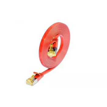 Wirewin Cat6a U/FTP Slim Ethernet mrežni kabel, RJ45 vtič na vtič, rdeč, 3 m PKW-STP-SLIM-K6A 3.0 RT