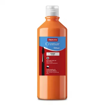 ARISTO Cromar tekoča tempera, oranžna 500 ml, 1 steklenička (AR30910)