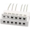 Wirewin 2x 6-portna nadometna doza za Keystone module, siva, plastični Keystone sistem (125460)