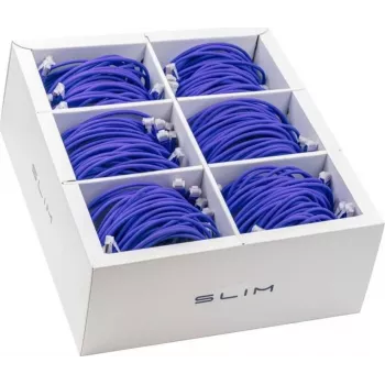 Wirewin SLIM-LS-K6A 1.5 VT 60 – Cat.6A U/FTP tanek mrežni kabel, 1,5m, vijoličen, paket 60 kosov