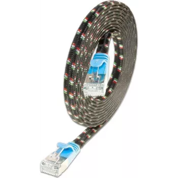 Wirewin SLIM ST6 1 BL – Cat.6 SLIM-Tough kabel, F/FTP, 1,0 m, moder PKW-TOUGH-STP-K6 1.0 BL