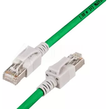 Wirewin PKL-PIMF-KAT6A 1.0 GN Cat6a S/FTP patch kabel, 1m, zelen