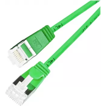 Wirewin Cat 6a U/FTP Slim Ethernet patch kabel, 0,25 m, zelen PKW-LIGHT-STP-K6A 0.25 GN