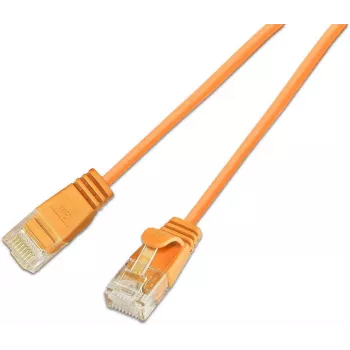 Wirewin SLIM CAT6A 10 Gigabit Light patch kabel okrogel, U/UTP, Ø 3,6 mm, oranžen (SLIM-L-UU-K6A 5.0 OR)