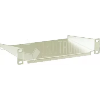 Wirewin 10-palčna fiksna rack polica, siva (1U, 15 kg) SHELF 10IN