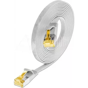 Wirewin Cat6a U/FTP Slim patch kabel, 0,1m, bel, RJ45, 10G, 500MHz PKW-STP-SLIM-K6A 0.1 WS