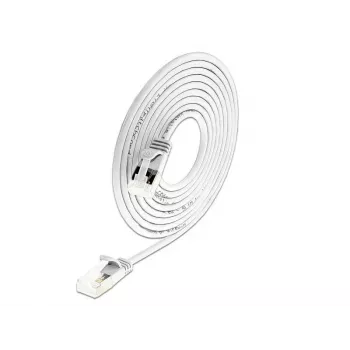 Wirewin PKW-LIGHT-STP-K6A 0.5 WS Cat 6a U/FTP Slim okrogel patch kabel, PoE, 0,5 m, bel