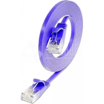 Wirewin Cat6 U/UTP Slim Ethernet patch kabel, 0,25 m, vijoličen PKW-SLIM-KAT6 0.25 VT