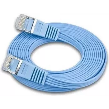 Wirewin Triotronik Cat6 U/FTP SLIM mrežni kabel, 0,15m, RJ45 vtič na vtič, moder, PKW-STP-SLIM-KAT6 0.15 BL
