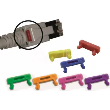 Wirewin PKL-LED CLIP GE LED sponka za kable za RJ45 patch kable, rumena