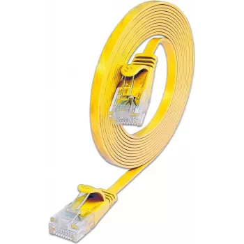 Wirewin Cat.6 U/UTP Slim patch kabel, 0,15 m, rumen PKW-SLIM-KAT6 0.15 GE