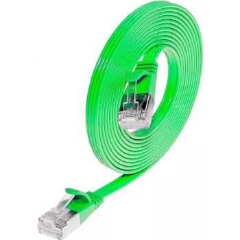 Wirewin SLIM S6 10 GN - Cat.6 SLIM patch kabel, STP(PIMF), 10 m, zelen PKW-STP-SLIM-KAT6 10.0 GN
