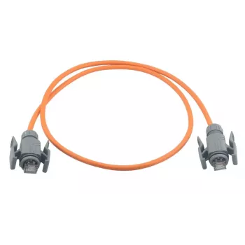 Wirewin Industrial CAT6A S/FTP PUR patch kabel, 2m, oranžen, IP67 RJ45 PKW-I2-SF-K6A-PUR 2.0 OR