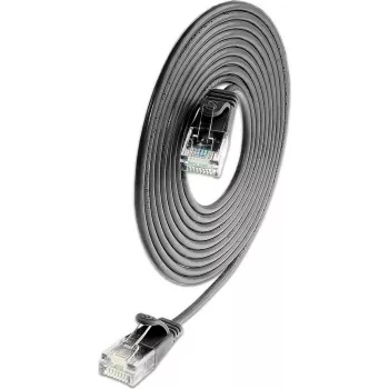 Wirewin SLIM KAT6A 10 Gigabit Light mrežni kabel okrogel, U/UTP, Ø 3,6 mm, črn (SLIM-L-UU-K6A 0.1 BK)