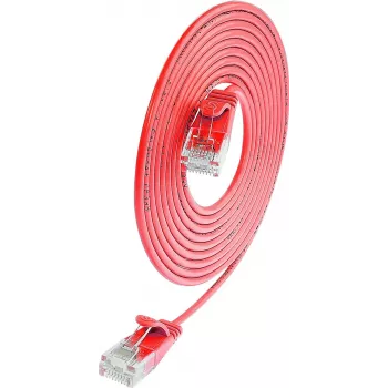 Wirewin SLIM UL6 2 RT - Cat.6 Slim-Light kabel, U/UTP, 2,0 m, rdeč (PKW-LIGHT-K6 2.0 RT)