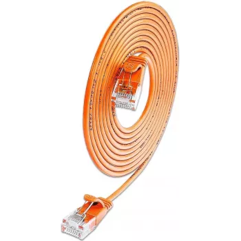 Wirewin SLIM KAT6A 10 Gigabit Light patch kabel okrogel, U/UTP, Ø 3,6 mm, oranžen (SLIM-L-UU-K6A 1.5 OR)