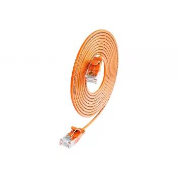 Wirewin SLIM UL6 5 OR - Cat.6 SLIM-Light patch kabel, U/UTP, 5,0 m, oranžen (PKW-LIGHT-K6 5.0 OR)