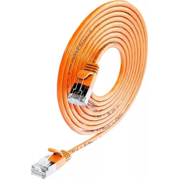 Wirewin Triotronik PKW-LIGHT-STP-K6 0,15 OR Cat6 F/FTP patch kabel, vtič RJ-45 na vtič, 0,15 m, oranžen
